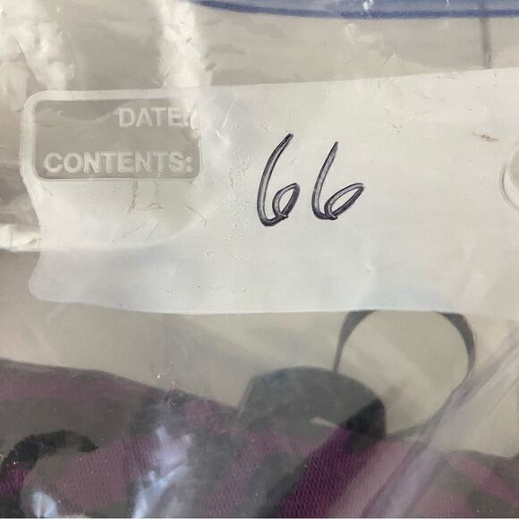 NWT Purple Black Mesh Babydoll Dress Whimsigoth Y2K Tie Waist Vamp Fairy Grunge - Picture 14 of 14